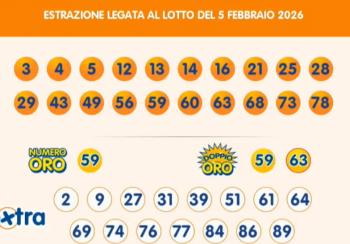 10ELOTTO: ESTRAZIONE DEL 05 FEBBRAIO 2026