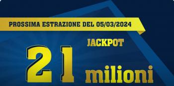 EuroJackpot - Prossima estrazione 05/03/2024 - JACKPOT 21 MILIONI DI EURO