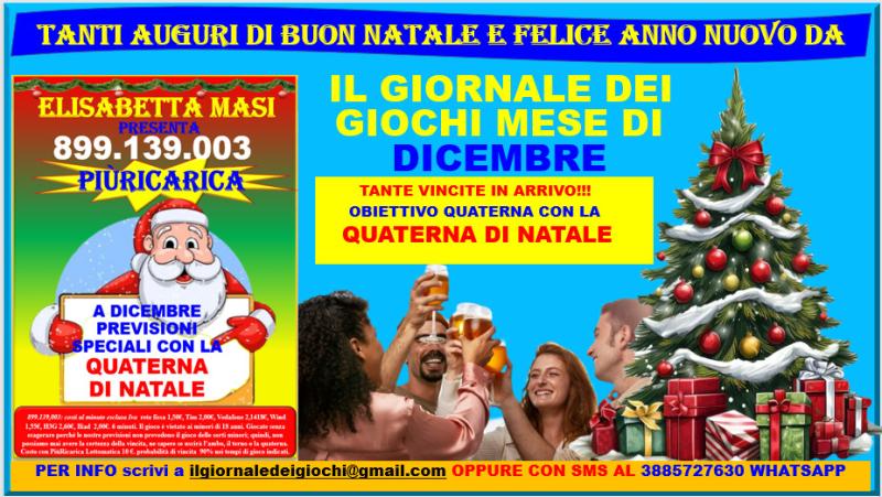IL GIORNALE DEI GIOCHI MESE DI DICEMBRE