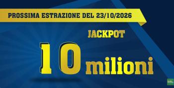 EUROJACKPOT - IL JACKPOT  E' DI 10 MILIONI DI EURO