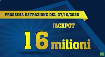 EUROJACKPOT - IL JACKPOT  E' DI 16 MILIONI DI EURO