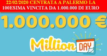MILLIONDAY SBARCA IN SICILIA  